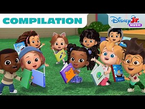 Kindergarten: The Musical "It's the Hard-Book Life" Music Compilation! 📚🎶 |​‪@disneyjr‬