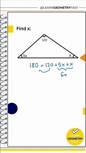 🔺 Triangle Angle Rule in Under 60 Seconds! | Geometry Made Simple