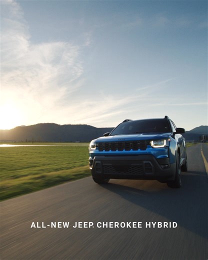 Adventure can take you anywhere. Get there safely with the all-new Jeep® Cherokee Hybrid. | Jeep