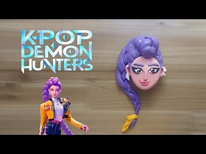 KPop Demon Hunters Rumi clay cracking making 케이팝 데몬 헌터스 루미 클레이로 만들기