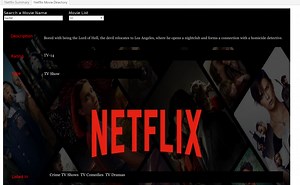 Netflix Dashboard