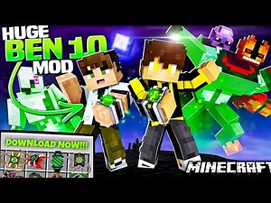 ⚡ BEN 10 Omnitrix Add-on for Minecraft PE/Bedrock 1.21+ 🛸👽 (Transform Into Aliens!) ⚡