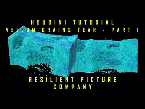 HOUDINI TUTORIAL - VELLUM GRAINS TEAR - PART I
