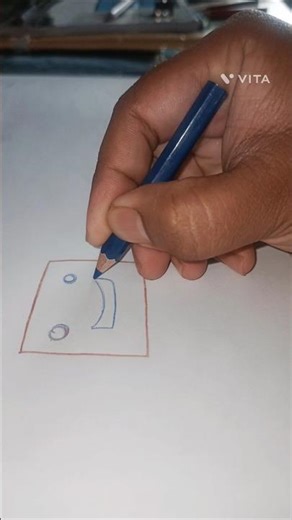 Drawing funny cartoon|colour pencil | pencil box