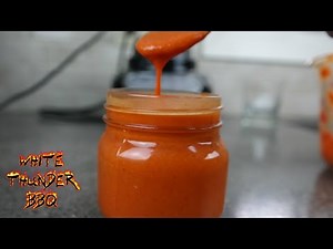 Roasted Garlic Hot Sauce | Homemade hot sauce | White Thunder BBQ
