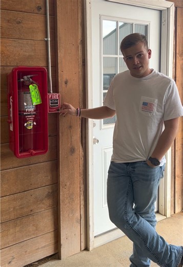 Take a walk with our tech genius, @Wyatt Kayser, through our barn to learn more about the incredible safety features at Diamond J Ranch. We want to give a huge thank you to Wyatt for his expertise and dedication to installing so many impressive features. After years spent in barns and our family being in the electronic security industry, one thing stood out to us. Very few barns are truly equipped for emergencies… 🚩 Unmarked (or nonexistent) fire extinguishers. 🚩 No pull alarms. 🚩 No real sec