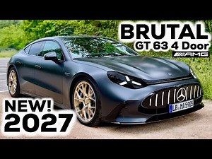 NEW 2027 Mercedes-AMG GT 63 4 Door Coupe First Experience