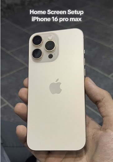 Home Screen Setup Tips for iPhone 16 Pro Max