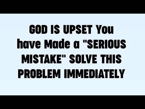 ☪️GOD IS UPSET You have Made a "SERIOUS MISTAKE" SOLVE THIS PROBLEM IMMEDIATELY