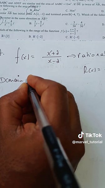 ለ12ኛ ክፍል ተማሪዎች አድርሱልኝ! Second Round Mathematics Model Exam For Grade 12 Question - 7 #Mr_Endrias #marveltutorial #mathematics #grade12 #grade12exam #grade12students #CapCut