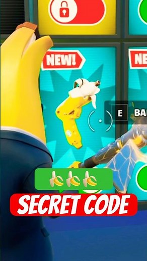 HOW TO GET BANANA GUN SECRET CODE in FORTNITE 1v1 with every gun