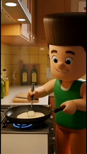 Funny Cooking Mishap: Milk Overflow in Slow Motion