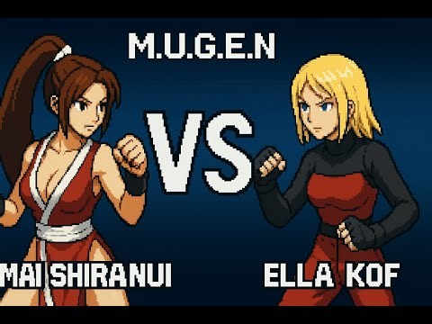 🔥 Ella vs Mai Shiranui | EPIC Showdown | KOF Mugen Battle of Legends 💥👊