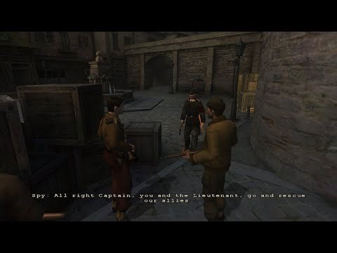 Commandos: Strike Force: Beta Content Mod - Unused part from mission Town (Resistance)