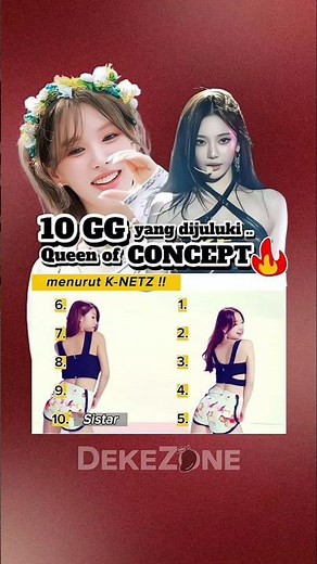 10 GG Queen of CONCEPT #KPOP #shorts