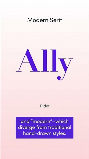 Typeface classification in 60 seconds