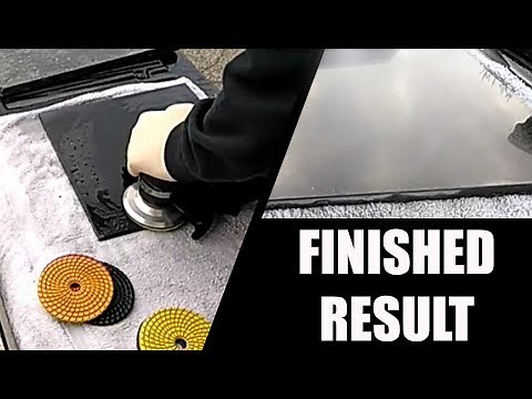 DIY How to Polish Granite Surface and Edges