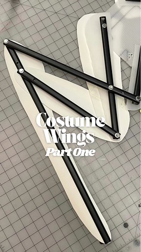 Its #comiccon and #renfaire season so let’s make a pair of Articulated ANGEL WINGS - Part 1 Im creating these as a surprise for my daughter for #renfaire - and since I’m a crafting masochist I decided to make them Fully Articulated 😂🤦🏻‍♀️ . Remember my broken patio umbrella? I harvested all the metal tubing to use for the skeleton of the wings. . To cut the metal down to size I’m using my Rotary tool and metal cutting disks from @ryobitoolsusa . Then marking the hole placement and using a met