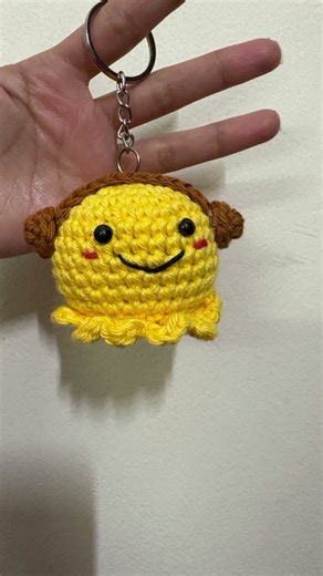 cute toy keychain #keychains #keyring #handmade #love #crochettoys #octopus #art