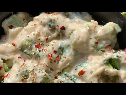 Broccoli in white sauce || cheesy creamy broccoli recipe | How to make Delicious Broccoli Cheese