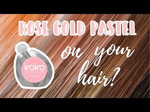 iroiro ROSE GOLD | Hair level swatches