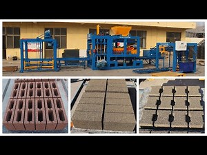 QT6-15 fully automatic hydraulic cement concrete hollow solid brick block making machine price 2025