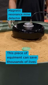 Our detection buddy in humanitarian landmine clearance. 🤝 Landmines remain a huge humanitarian issue in countries recovering from war and conflict. So we've developed a new device that uses magnetic resonance technology to detect the molecular signature of explosives used in landmines. Here it is in action. Learn more about the MRead detector: http://spr.ly/6183OXV2S | CSIRO