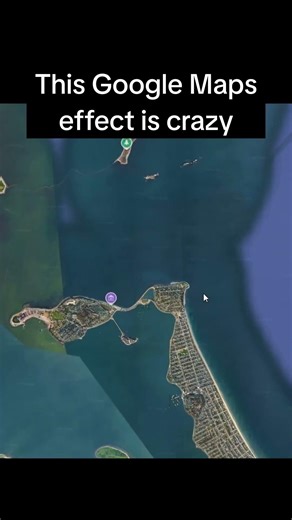 This Google Maps effect is crazy