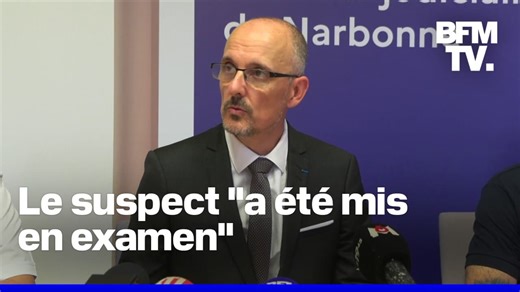 Incendie dans l'Aude: la conférence de presse de Éric Camous, procureur de la République de Narbonne