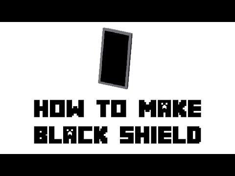 Minecraft Survival: How to Make Black Shield