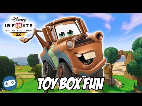 Mater Cars Disney Infinity Toy Box Fun Gameplay