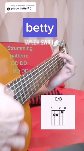 Taylor Swift 'Betty' Guitar Tutorial