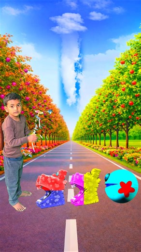 Wait i jump on new colur Pac_Man Vs Big Monester Pac_Man | Funny VFX Game #shorts #vfx #viralvideos