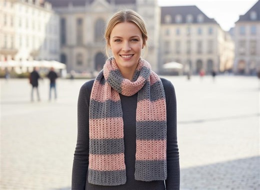 Openwork Crochet Scarf Pattern Lightweight Fall Wrap PDF - Etsy