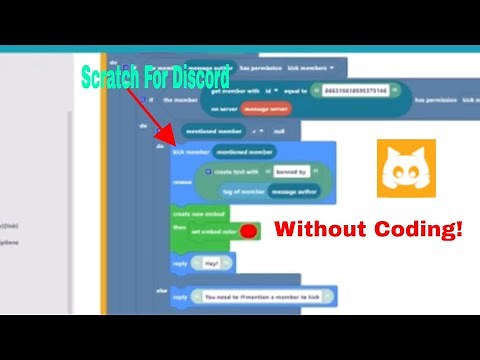 Moderation Commands Scratch For Discord | Kick Ban Warn