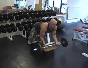 Lying Incline Bench Barbell Curl