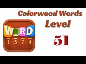 Colorwood Words Level 51 Answers | Colorwood Words - Cryptogram