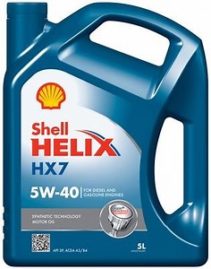 Engine oil SHELL Helix HX7 5W40 5l MB 229.3 VW 502 00, 550070416 | AUTODOC price and review