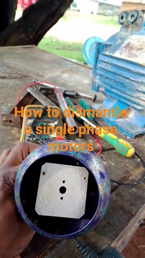 How to dismantle and assemble an electric single phase motors