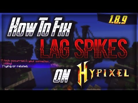 HOW TO FIX LAG SPIKES IN MINECRAFT│SLOW LOADING/FROZEN│[Hypixel Optifine 1.8.9]