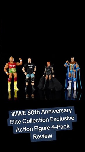 WWE 60th Anniversary Elite Collection Exclusive Action Figure 4-Pack Review