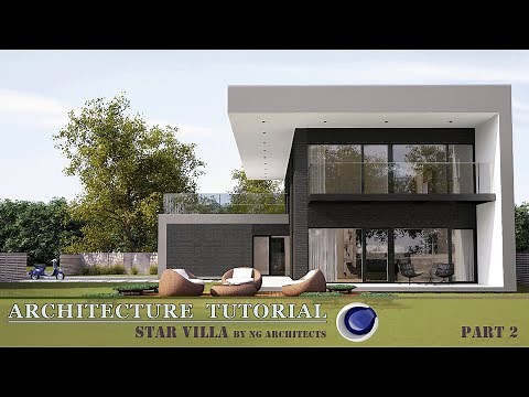 Cinema 4D Tutorial - Cinema 4D to Twinmotion - Villa Star - Part 2