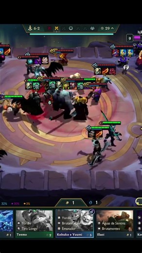 Darius 3 estrelas fica imortal com Elmo adaptativo!! #gamingshorts #games #leagueoflegends #lol #tft