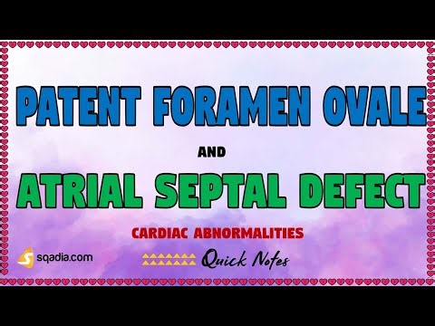 Cardiac Abnormalities | Patent Foramen Ovale and Atrial Septal Defect | Medical Genetics
