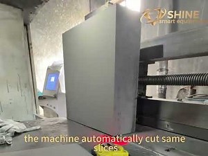 graphite block cutting with Shine wire cut -endless diamond wire saw