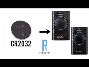 How to change/swap Battery for the FAAC Black XT2 & XT4 Genuine Remotes