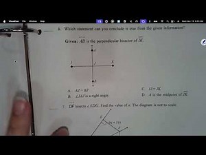 Geometry Ch. 5 Quiz Review