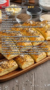 Reteta de saratele, delicioase !👌👌👌 Ingrediente : 500g făină 250g unt 250g untură 250g brânză dulce 250g telemea Sare după gust ( în funcție de cât de sărată este telemeaua) 1 ou intreg pentru uns In faina se incorporeaza toate ingredientele ! Untul moale nu topit ! Aluatul format se pune în folie alimentară și se lasă 24 de ore la frigider! Se scoate aluatul din friger , se lasă 5-10 min ( să se înmoaie ) , se întinde ( grosime de max 0,5 cm) se unge cu ou, se pune mac, chimen sau susan după