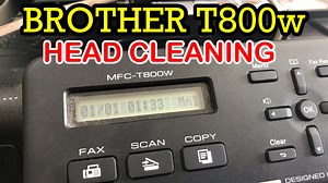 Brother mfc t800w head cleaning at test print #GJRprinterrepair #PrinterRepair #printerservice | GJR Printer Repair