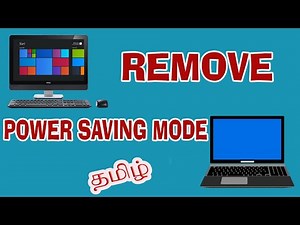 How to Remove PC from Power Save Mode in Tamil | How to Remove Laptop from Power Save Mode in Tamil